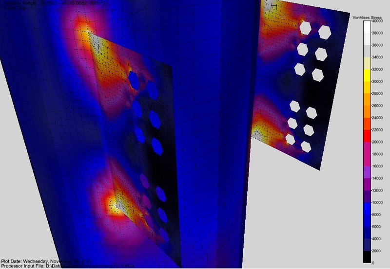 FEA Model of Vang Plates